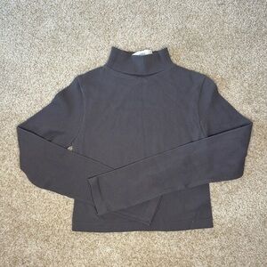 NWT Dry Goods Women’s Long Sleeve Cropped Ribbed Turtleneck Size M/L